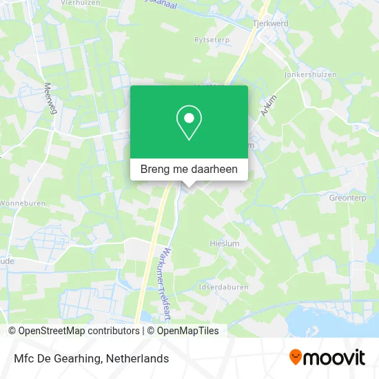 Mfc De Gearhing kaart