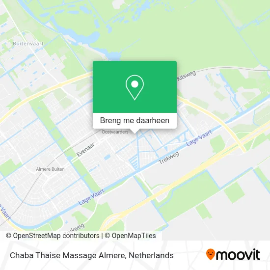 Chaba Thaise Massage Almere kaart