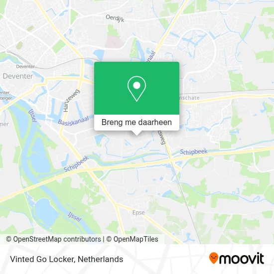 Vinted Go Locker kaart