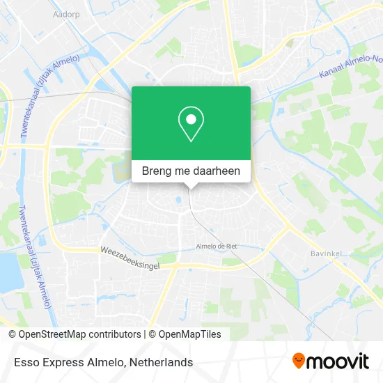 Esso Express Almelo kaart