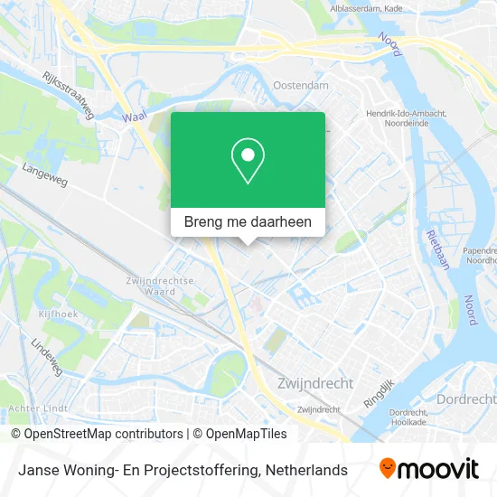 Janse Woning- En Projectstoffering kaart