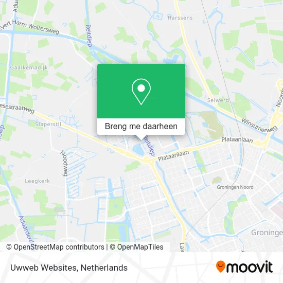 Uwweb Websites kaart