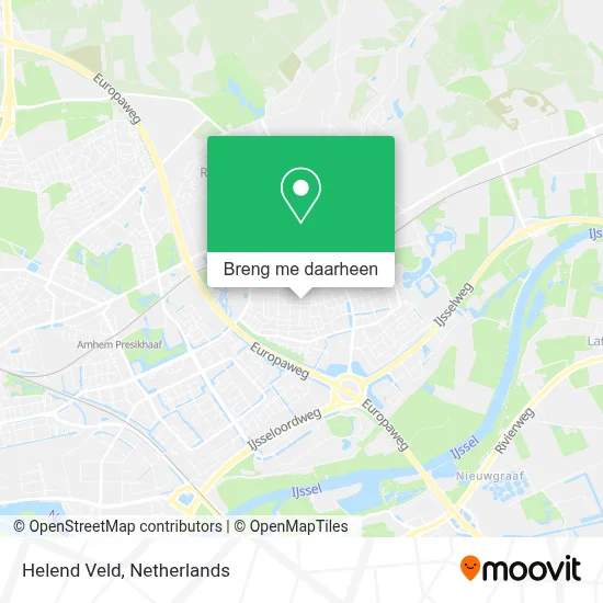 Helend Veld kaart