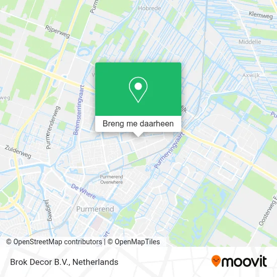 Brok Decor B.V. kaart
