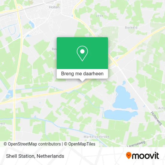 Shell Station kaart