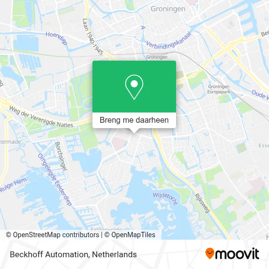 Beckhoff Automation kaart
