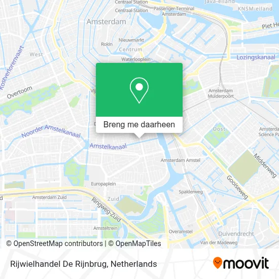 Rijwielhandel De Rijnbrug kaart