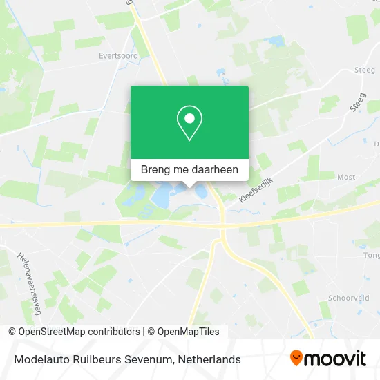 Modelauto Ruilbeurs Sevenum kaart