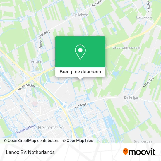 Lanox Bv kaart