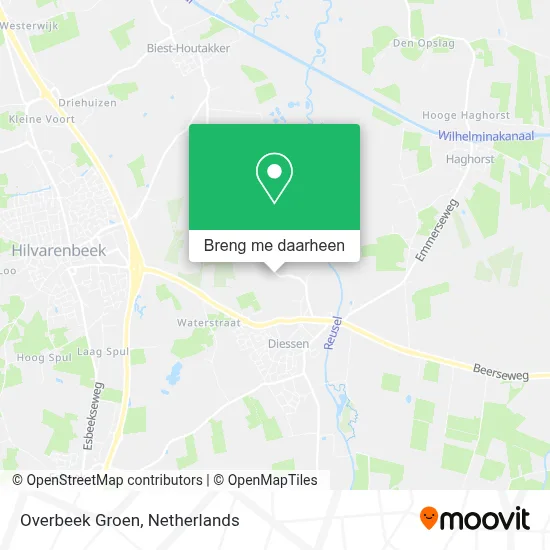 Overbeek Groen kaart