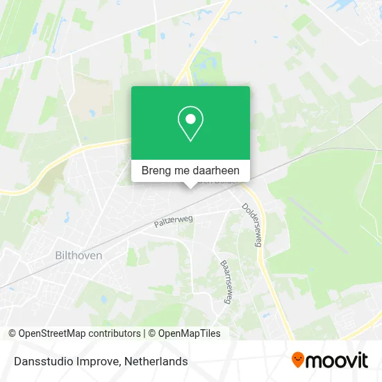 Dansstudio Improve kaart