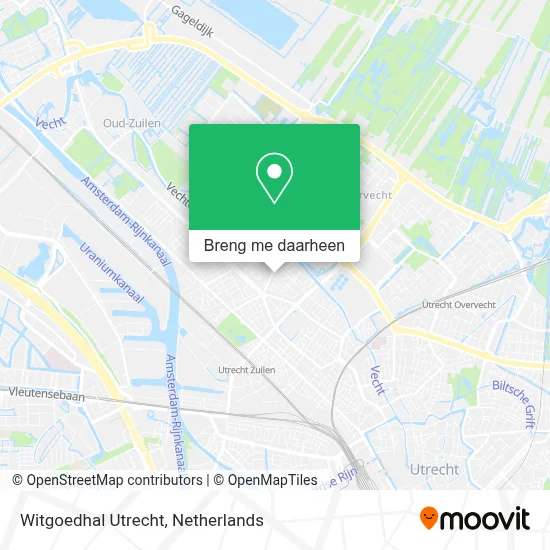 Witgoedhal Utrecht kaart