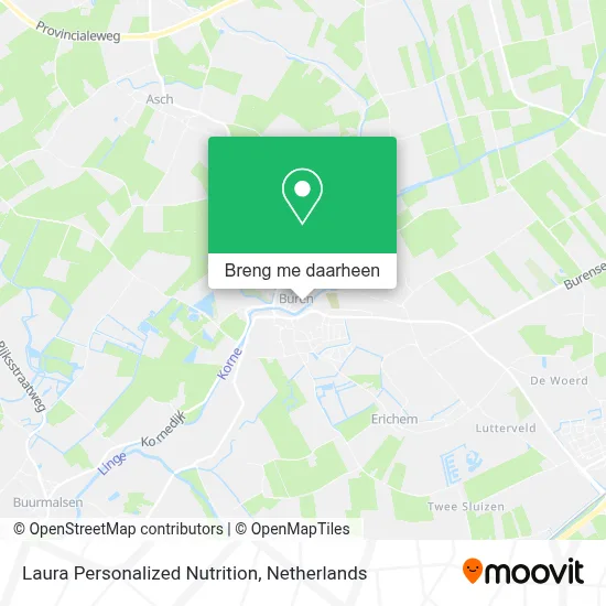 Laura Personalized Nutrition kaart