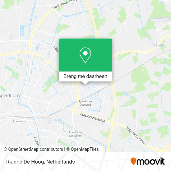 Rianne De Hoog kaart
