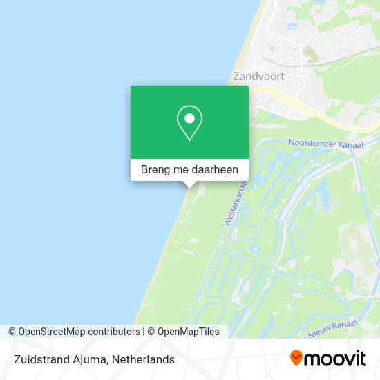 Zuidstrand Ajuma kaart