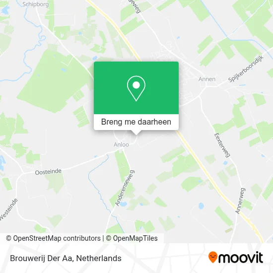 Brouwerij Der Aa kaart