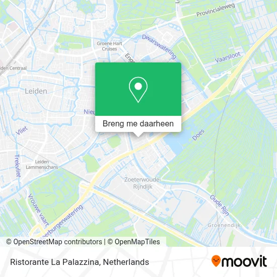 Ristorante La Palazzina kaart