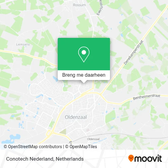 Conotech Nederland kaart