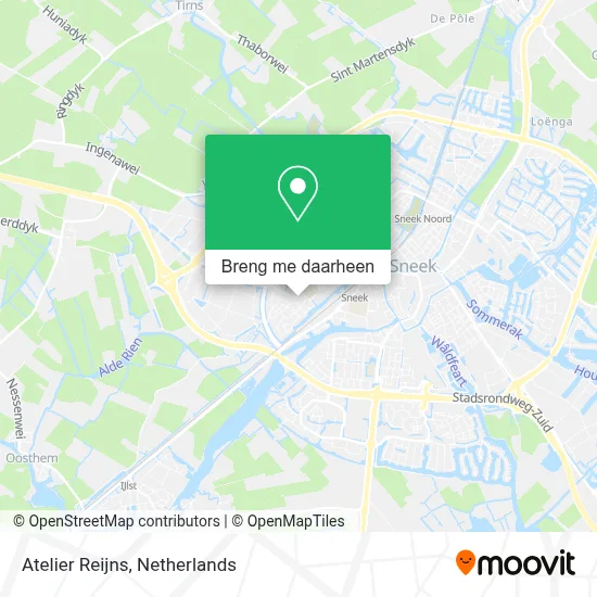 Atelier Reijns kaart