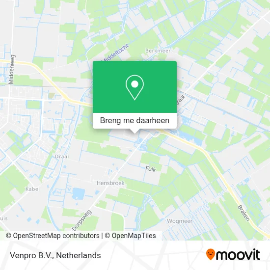 Venpro B.V. kaart