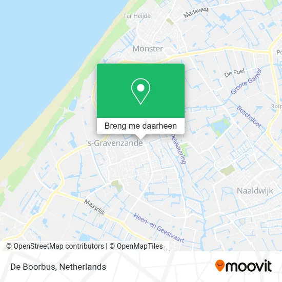 De Boorbus kaart