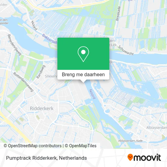 Pumptrack Ridderkerk kaart