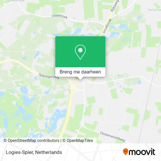 Logies-Spier kaart