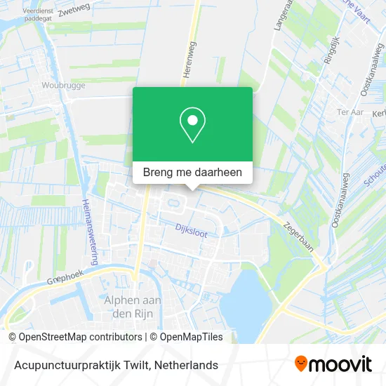 Acupunctuurpraktijk Twilt kaart