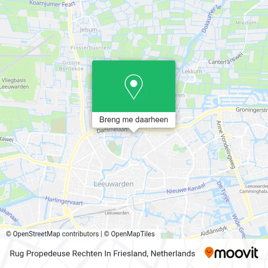 Rug Propedeuse Rechten In Friesland kaart