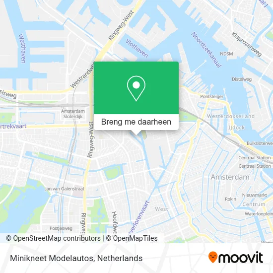 Minikneet Modelautos kaart
