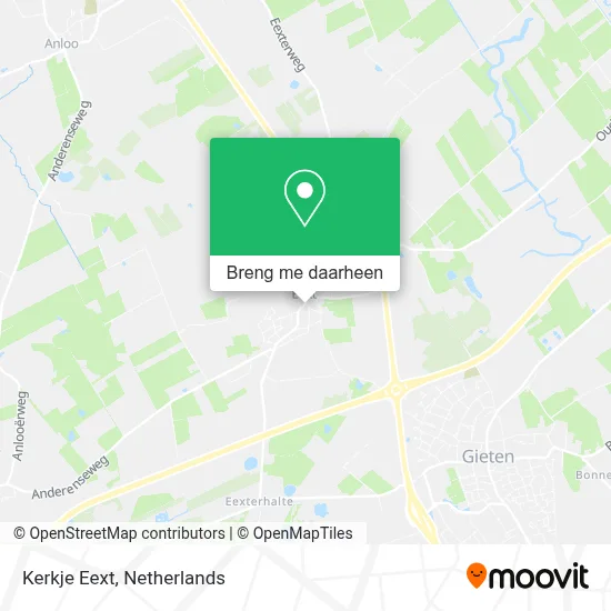 Kerkje Eext kaart