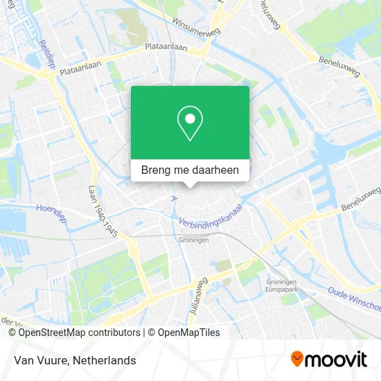 Van Vuure kaart