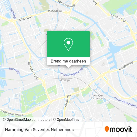 Hamming Van Seventer kaart