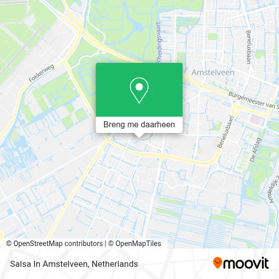 Salsa In Amstelveen kaart