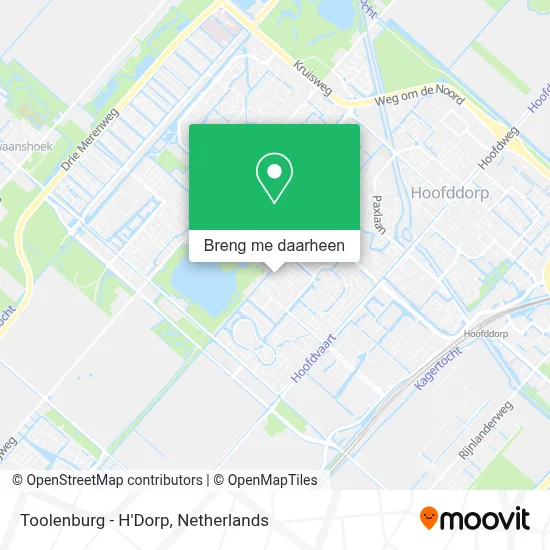Toolenburg - H'Dorp kaart