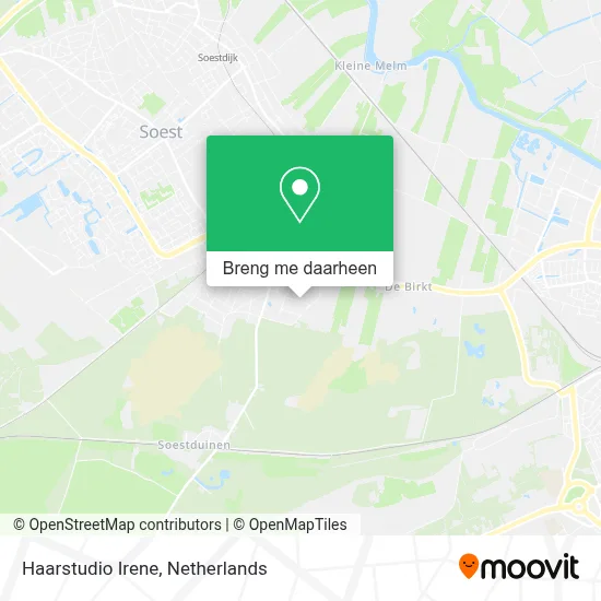 Haarstudio Irene kaart