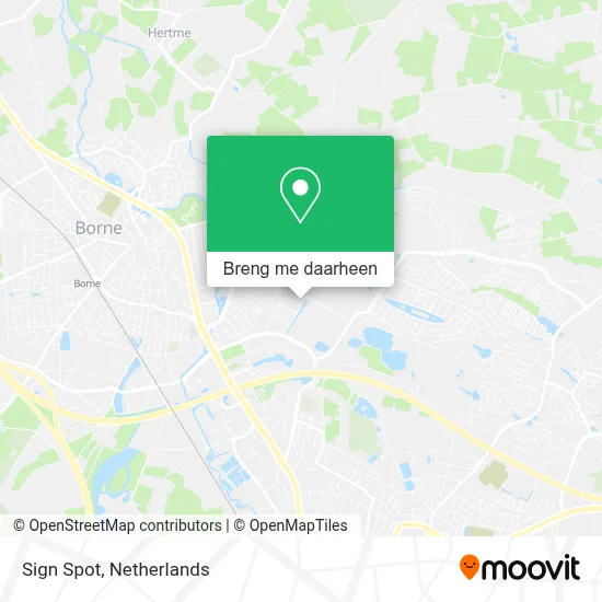 Sign Spot kaart