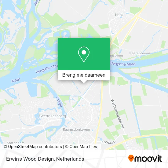 Erwin's Wood Design kaart