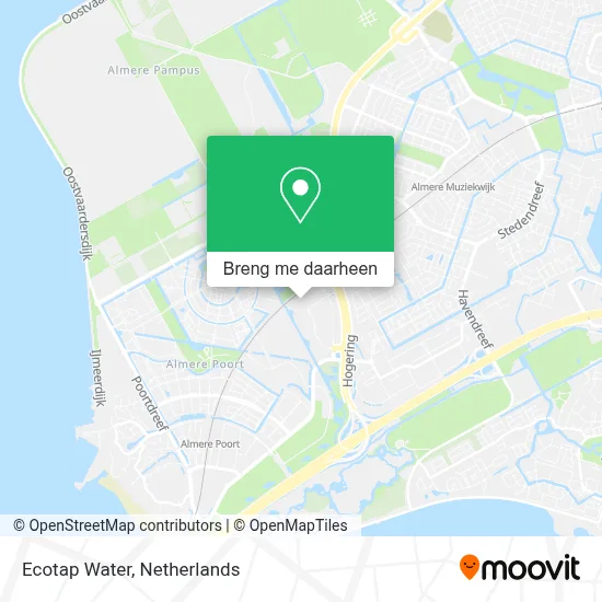 Ecotap Water kaart