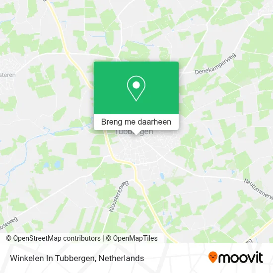Winkelen In Tubbergen kaart