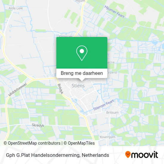 Gph G.Plat Handelsonderneming kaart