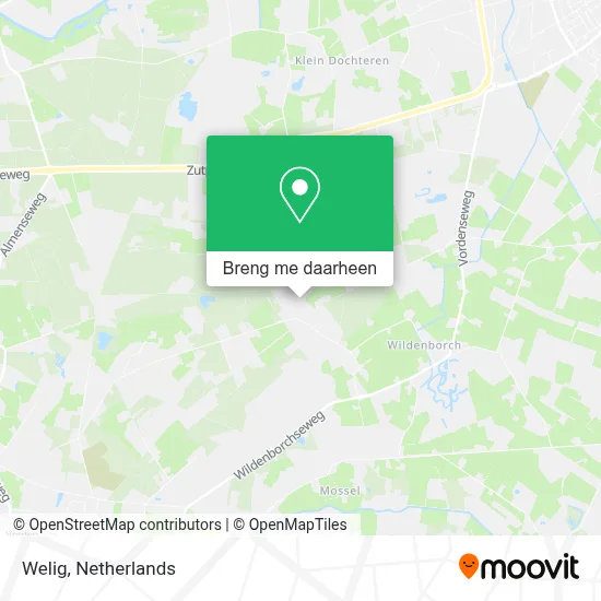 Welig kaart