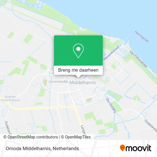 Omoda Middelharnis kaart