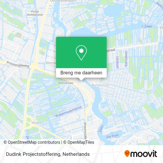 Dudink Projectstoffering kaart