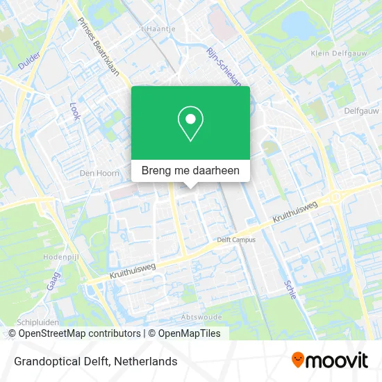Grandoptical Delft kaart