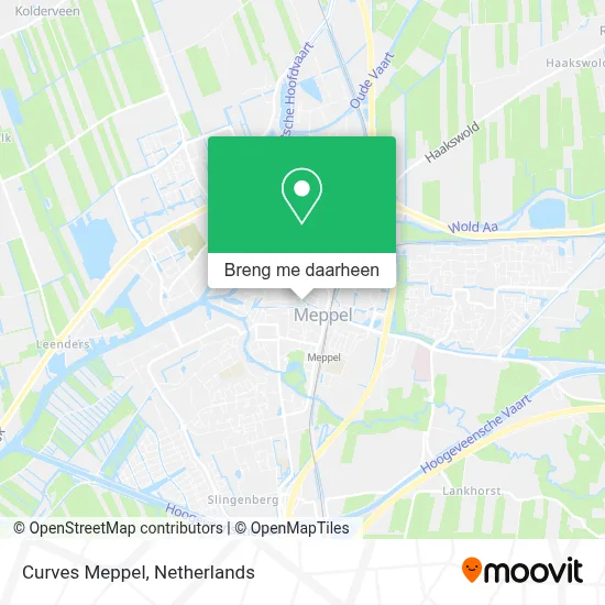 Curves Meppel kaart