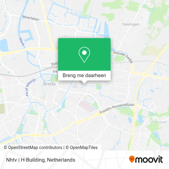 Nhtv | H-Building kaart
