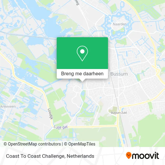 Coast To Coast Challenge kaart