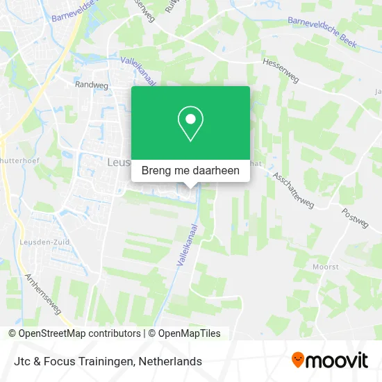 Jtc & Focus Trainingen kaart