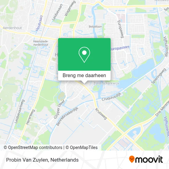 Probin Van Zuylen kaart